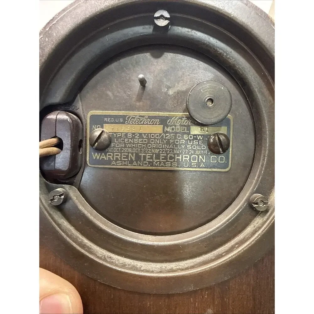 Vintage GE TELECHRON Model M1 CLOCK - Working Clock *